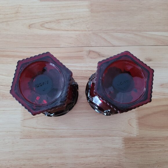 Avon Cape Cod Collection Ruby Red Glass - Picture 5 of 5